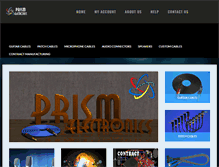 Tablet Screenshot of prismestore.com